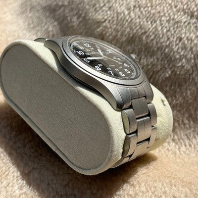 HAMILTON KHAKI FIELD QUARTZ H684112 H64410 38MM BLACK DIAL STAINLESS STEEL WATCH