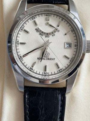 ORIENT ROYAL ORIENT EK00-C0-B AUTOMATIC WATCH BEIGE DIAL STAINLESS STEEL