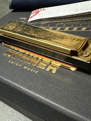 HOHNER MARINE BAND 125TH ANNIVERSARY LIMITED EDITION HARMONICA C 002/125
