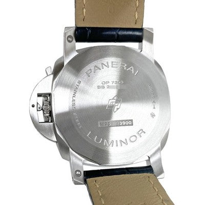 PANERAI LUMINOR MARINA PAM01313 W SERIAL AUTOMATIC STAINLESS STEEL BLUE DIAL