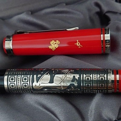 PELIKAN AP33 FOUNTAIN PEN NIB F 18K WITH ORIGINAL BOX VINTAGE RARE USED FROM JP