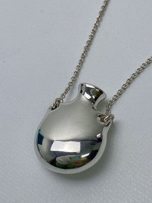 TIFFANY & CO ELSA PERETTI BOTTLE NECKLACE SV925 SILVER LONG CHAIN SPAIN BOX RARE