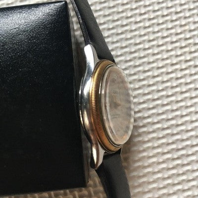 ORIS BIG CROWN 7400B POINTER DATE GOLD BEZEL AUTOMATIC WATCH W/BOX