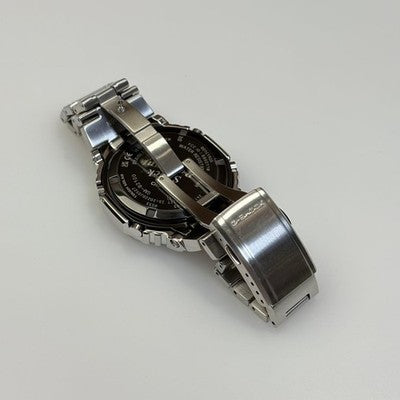 CASIO G SHOCK FULL METAL OCTAGON (GM B2100) SILVER TOUGH SOLAR ANALOG DIG W/BOX