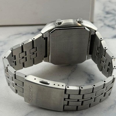 SEIKO S760-0AA0 SBPG001 SOLAR WRISTWATCH 38MM WORKING RARE JAPAN