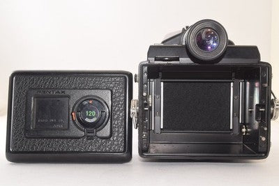 PENTAX 645 BODY MEDIUM FORMAT CAMERA 6X4.5 CM FROM JAPAN FOR PARTS NOT WORKING