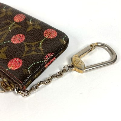 LOUIS VUITTON MONOGRAM CHERRY POCHETTE CLES COIN PURSE KEY POUCH M95042