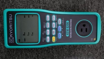 KYORITSU KEW 6206 ELECTRICAL EQUIPMENT PERIODIC INSPECTION TESTER　NEAR MINT