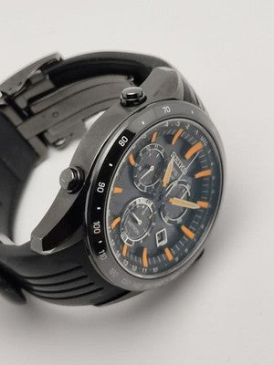 SEIKO ASTRON SBXB017 8X82 GPS SOLAR CHRONOGRAPH BLACK ORANGE MEN'S WATCH