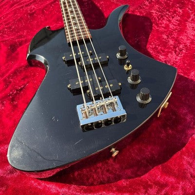 FERNANDES MB-65 MOCKINGBIRD BASS GUITAR MADE IN JAPAN BLACK FULLY SERVICED