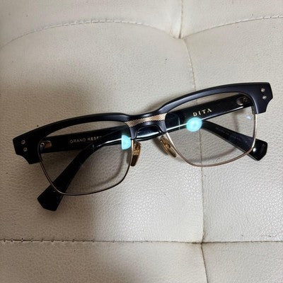 DITA GRAND RESERVE TWO DRX-2061-B-BLK-GLD-52 EYEGLASSES BLACK/GOLD 52□18-147