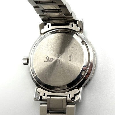 LONGINES DIVER 7429 AUTOMATIC MENS WATCH BLACK DIAL SILVER CASE ORIGINAL BAND