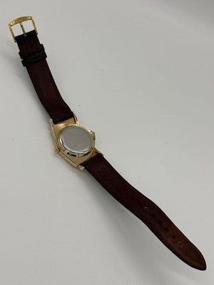 HAMILTON VENTURA 6250 QUARTZ BLACK DIAL GENUINE BAND LEATHER MEN'S WATCH