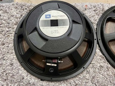 2X JBL E140-8 15 INCH CONE WOOFER SPEAKER DRIVER UNIT EXCELLENT+++++
