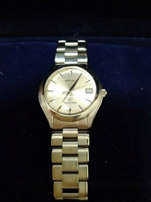 SEIKO SBGX005 GRAND SEIKO MEN'S WRISTWATCH ROUND FACE JAPAN MADE SS AS IS