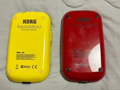 KORG KAOSSILATOR2 & MINI KAOSS PAD 2 SET SYNTHESIZER DJ LOOP EFFECTS AC ADAPTERS