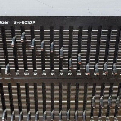 TECHNICS SH-9033P STEREO GRAPHIC EQUALIZER 12-BAND PRO GRADE TESTED JAPAN AS IS