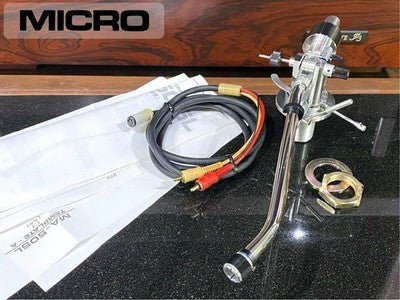 MICRO MA-505L LONG TONE ARM (INCLUDES MICRO CABLE, LIFTER OIL REFILLED)