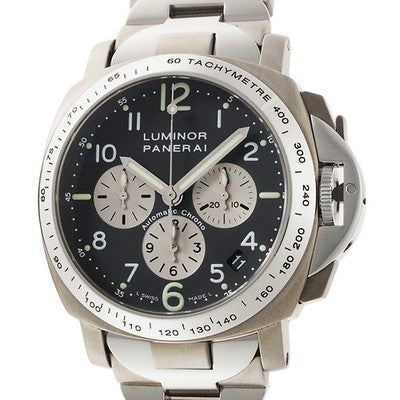 PANERAI LUMINOR CHRONOGRAPH PAM00122 E SERIES AUTOMATIC TITANIUM 40MM MENS WATCH