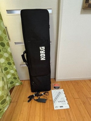 KORG KROME73 WORKSTATION KEYBOARD W/ ADAPTER MANUAL CASE FROM JAPAN