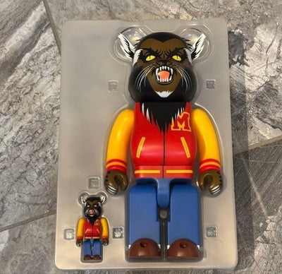 BE@RBRICK MICHAEL JACKSON THRILLER WEREWOLF 100% 400% MEDICOM TOY FIGURE