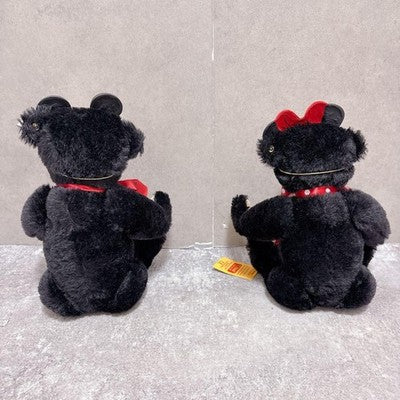 STEIFF MICKEY & MINNIE MOUSE MASK TEDDY BEAR SET DISNEY CONVENTION 1991 1992