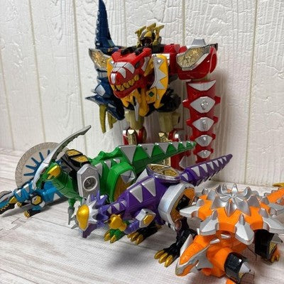 BANDAI POWER RANGERS DINO THUNDER ABARANGER DX ABARENOH KILLEROH SET AS IS
