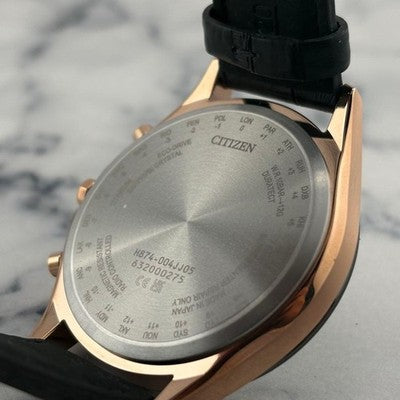 CITIZEN EXCEED BY1020-61E BLACK ECO DRIVE RADIO CONTROL WATCH NEW JAPAN BOX