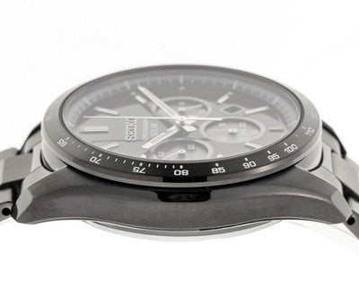 SEIKO SBPY169 SELECTION CHRONOGRAPH QUARTZ SOLAR MEN'S WRISTWATCH JAPAN MADE