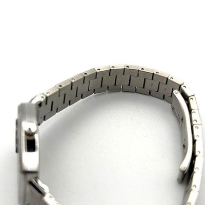 GUCCI GRIP 157.5 QUARTZ DATE GG LOGO SILVER DIAL BRACELET LADIES WATCH BOXED