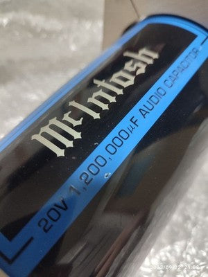 MCINTOSH CAPACITOR 200,000UF CAR AUDIO ALUMINUM UNUSED COLLECTOR'S ITEM RARE
