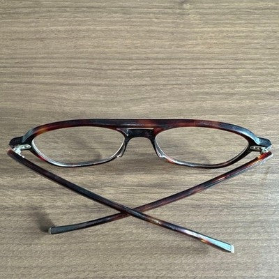 MOSCOT SPIRIT BJORN 55 17-142 SUNGLASSES TORTOISE FRAME CLEAR LENS WITH CASE