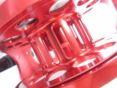 WELLSTONE TSR SPEY S FLY REEL FRESHWATER FISHING RED EXCELLENT+++++