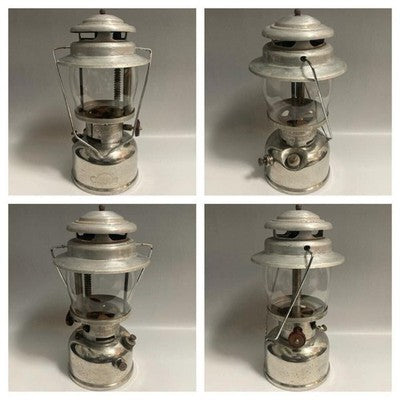 COLEMAN 238B LANTERN MADE IN CANADA IN THE 1950S ALUMINUM VINTAGE AS IS
