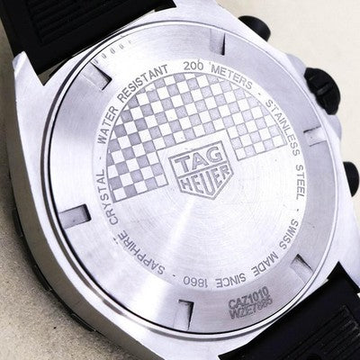TAG HEUER FORMULA 1 CHRONOGRAPH CAZ1010 QUARTZ MEN'S WATCH - SILVER/BLACK