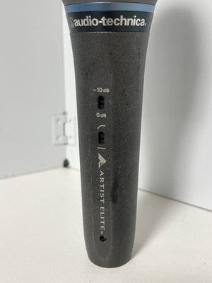 AUDIO-TECHNICA AE3300 HANDHELD MICROPHONE BACK ELECTRET CONDENSER TYPE