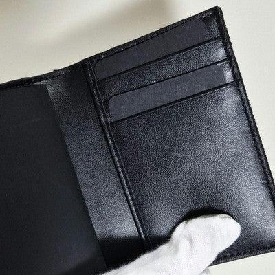 DIOR OBLIQUE JACQUARD BIFOLD CARD HOLDER UNUSED W/ BOX DUST BAG RIBBON MINT