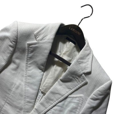 TOM FORD CREAM CORDUROY 2B TAILORED JACKET MEN SIZE 48 MADE IN ITALY