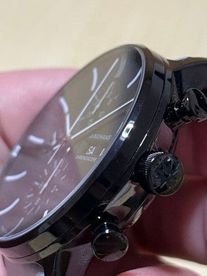 JUNGHANS FORM A CHRONOSCOPE 027/4371.01 AUTOMATIC BLACK PVD 42MM CHRONOGRAPH