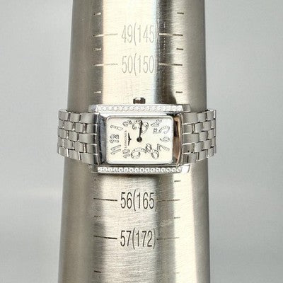 LONGINES DOLCEVITA L5.502.0 QUARTZ WATCH SHELL DIAL DIAMOND BEZEL SWISS