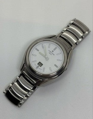 JUNGHANS INTEGRAL MEGA RADIO-CONTROLLED MEN'S WRISTWATCH ROUND FACE GERMAN MADE