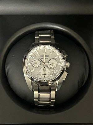 SEIKO ASTRON SBXC063 5X53-0AV0 GPS SOLAR TITANIUM SILVER DIAL MEN'S WATCH JDM