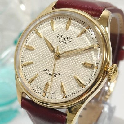 KUOE KYOTO ROYAL SMITH 90-006 AUTOMATIC WATCH MIYOTA 9039 WAFFLE DIAL