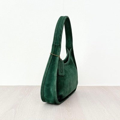 VINTAGE COACH SONOMA ERGO GREEN NUBUCK LEATHER HANDBAG 90S RARE MINI BAG