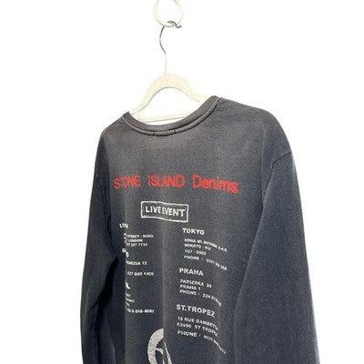 STONE ISLAND DENIMS 'SID' VINTAGE LONG SLEEVE TEE L RARE ARCHIVE MADE IN ITALY