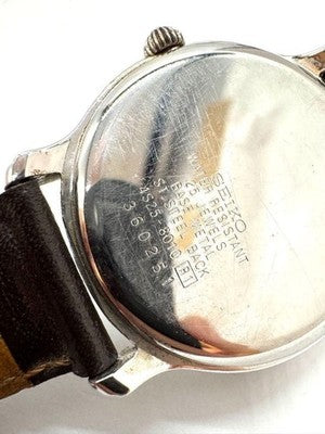 SEIKO 4S25 8010 AUTOMATIC MEN WATCH SILVER DIAL VINTAGE WRISTWATCH WORKING