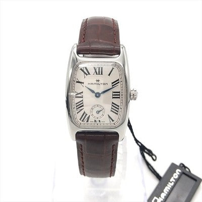 HAMILTON H133210 AMERICAN CLASSIC WHITE DIAL 24MM STEEL EXCELLENT WORKING W/ BOX