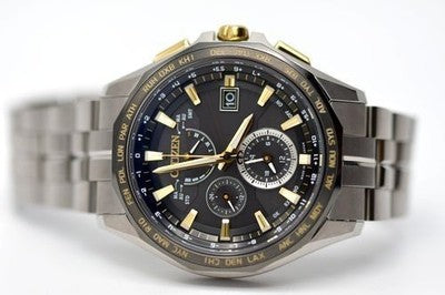 CITIZEN ATTESA TITANIUM MEN’S WATCH AT9095-50E, RADIO CONTROLLED, SAPPHIRE