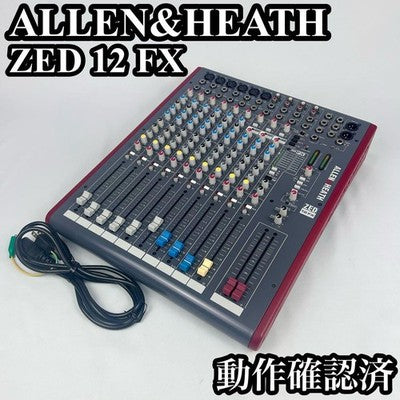ALLEN & HEATH ZED-12FX ANALOG MIXER W/ BUILT-IN EFFECTS - TESTED WORKING