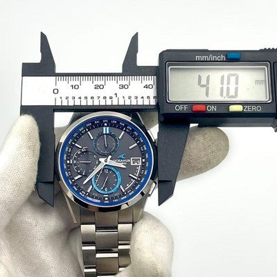 CASIO OCEANUS MANTA OCW-T2600-1AJF RADIO CONTROLLED SOLAR WATCH W/ 2 EXTRA LINKS